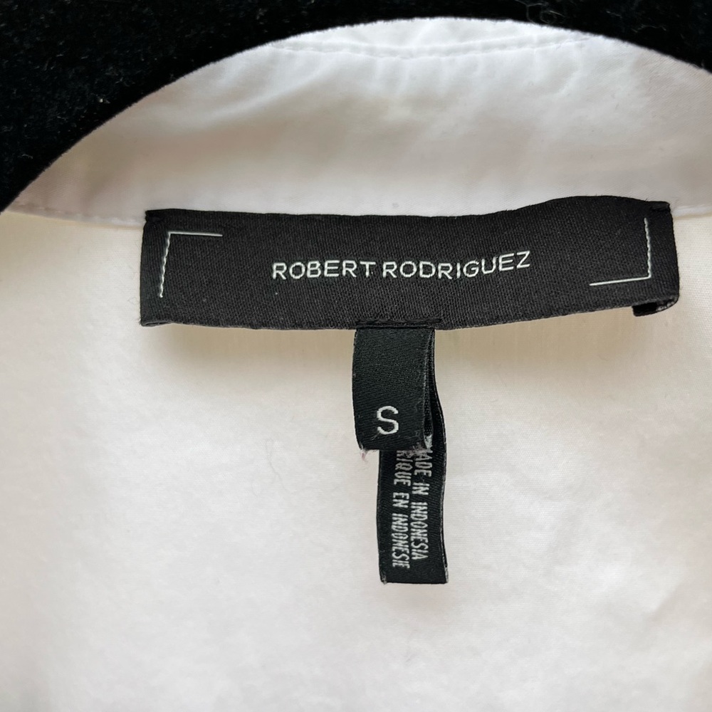 Robert Rodriguez, White Button Down, Collared, Lo… - image 2